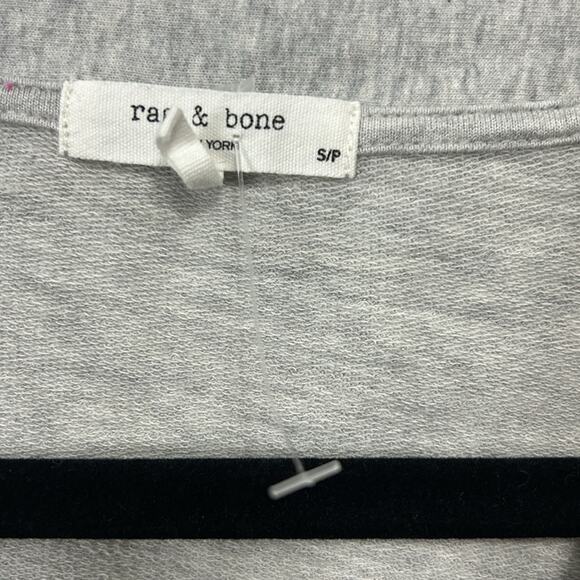 Rag & Bone Flora V-Neck Long-Sleeve Pullover, Gray, Women’s Size S/P - Picture 3 of 6
